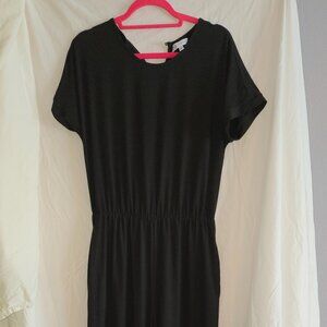 XL Hazel Blues Jumpsuit, black